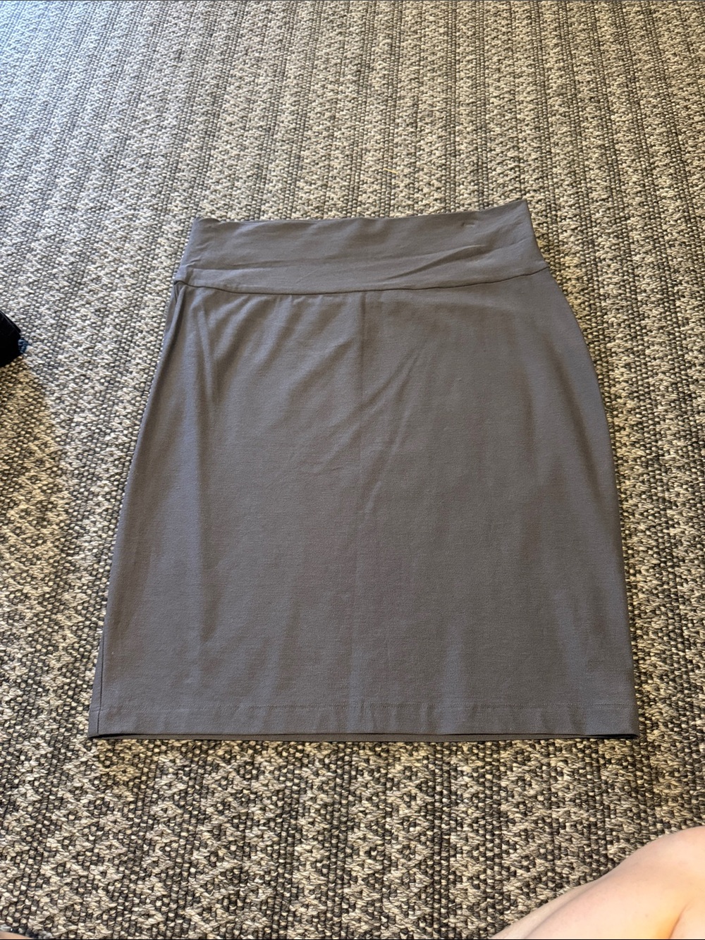 Eileen Fisher Gray Skirt Sz M